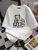 Avirex 75th Squadron Designer Distressed Soft Gray Tee T-Shirt Size L Large Streetwear Graphic Designer Clothes Versatile Casual Fashion_viptrois.com