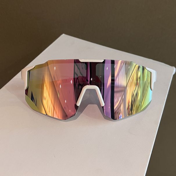 New Outdoor Sports Riding Windproof And Sunshade Sunglasses For Men And Women, European And American Colorful Sunglasses, Motorcycle Frame, Slimming E_viptrois.com