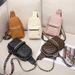 Women's Chest Bag Printed Letter Ribbon Crossbody Chest Bag Casual Shoulder Bag_viptrois.com