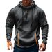 2024 Autumn Winter Men's Casual Multi-Zipper Arm Pocket Sweatshirt Pullover Large Size Fleece Hoodie For Men_viptrois.com