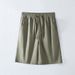 Men's Clothing New Casual Cotton And Linen Shorts New Linen Loose Drawstring Versatile Straight Solid Color Breathable Soft Linen Pants_viptrois.com