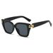 New Sunglasses Ins Fashion Square Sunglasses Men's Large Frame Sunglasses Women's Sunglasses_viptrois.com