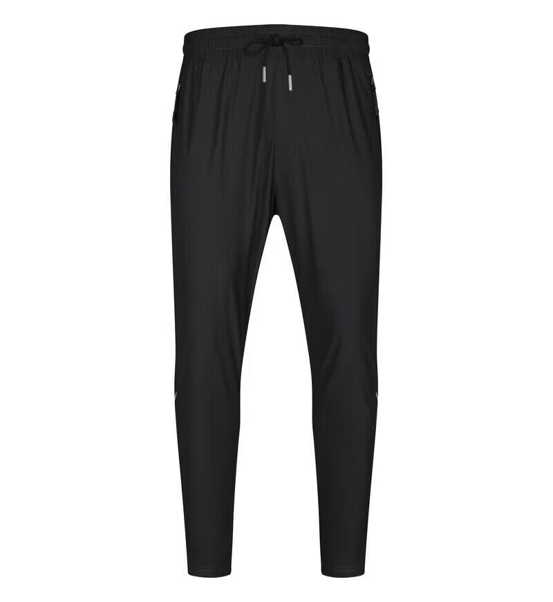 Men's Clothing Sports Trousers Thin Fitness Running Casual Pants Slim Elastic Quick-Drying Breathable Trousers_viptrois.com