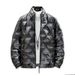 Men’s Slim-Fit Winter Coat – Glossy Stand Collar Puffer Jacket | Korean Style | Polyester Shell | Side Pockets | Stylish Quilted Design_viptrois.com
