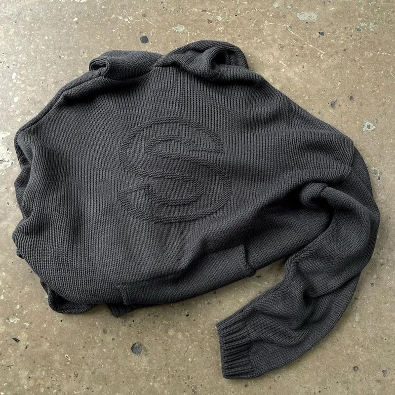 Men's Clothing Retro Fashion Autumn And Winter New Pullover Sweater Men And Women Top Pocket_viptrois.com