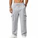 Men's Heavyweight Outdoor Sports Cargo Pants Retro Casual Commuting Multi-Pocket Jogging Style_viptrois.com