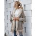 Women wool collar shawl knitted coat. Women wool collar shawl knitted coat_viptrois.com