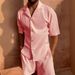 Men's Clothing New Style Corduroy Casual Lapel Shorts Suit Sports Men's Solid Color T Shirt Shorts Running Training Suit_viptrois.com