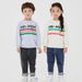 Ready To Stock Spring New Children's Casual Tops For Small And Medium Children Cartoon Letters Wide Printed Loose Loop Pullover Sweatshirt_viptrois.com