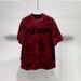 2025 Summer New Fashion Tie-dye Gradual Change Short-sleeved T-shirt Men's Fashion Letter Printing Loose Versatile Top_viptrois.com