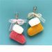 Bag Charm Christmas Boots Keychain Cute Bow Bag Pendant Cartoon Plush Car Key Chain Ring Gift Accessories_viptrois.com