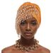 Women's Scarves New Heavy Duty Multi Layer Tassel Hat Baotou Hat Muslim Hat_viptrois.com