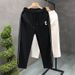 Men's Clothing Drawstring Slim Fit Pants Spring And Autumn Elastic Waist Stretch Sports Casual Pants_viptrois.com