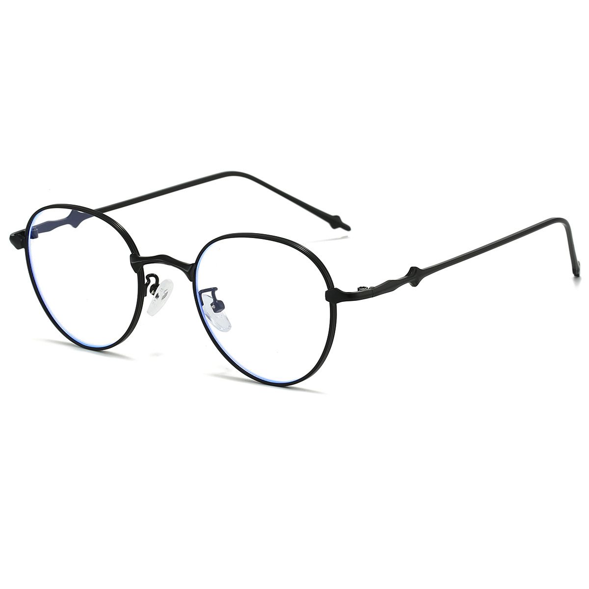 2025 Retro Round Sunglasses - Metal Frame UV400 Unisex Sunglasses (Korean Style, High-End Lightweight & Fashionable)_viptrois.com