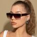 2025 New Square Sunglasses For Women, European And American Fashion Trends, Integrated Sunglasses For Men, Instagram Style Street Photography,_viptrois.com