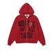 Men's 3D Printed Hoodie Jacket Autumn New American Retro Loose Cardigan Zip up Sweatshirt Cross Border Style for 2025_viptrois.com