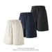 Men's Clothing Summer Men's Solid Color Five-Point Pants Loose Fit Thin Straight Leg Casual Outdoor Beach Fashionable Plus Size_viptrois.com
