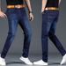 Lightweight Straight-Leg Jeans For Men – Spring/Summer Work & Casual Stretch Denim (28-40)_viptrois.com