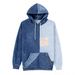 Digital Print, Casual Long-sleeved Hoodie Imitation Denim Men's Sweater_viptrois.com
