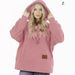 Unisex Fleece Zip-Up Hoodie – Oversized Pet-Friendly Winter Pullover With High-Street Style, Soft Sherpa Lining & Creative Pockets_viptrois.com
