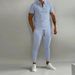 Men's Performance Polo Set - Breathable Short Sleeve & Casual Pants | Athletic 2-Piece_viptrois.com