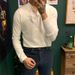 Korean-Style Minimalist Lapel Sweater – Solid Color Crewneck Pullover (Grey/White/Black, M-3XL)_viptrois.com