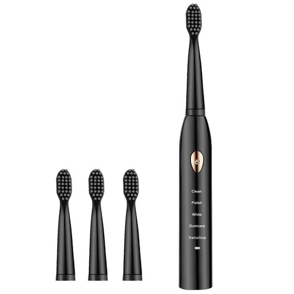 Electric Men And Women Couple Houseehold Whitening Waterproof Toothbrush Ultrasonic Rechargeable Auto Tooth Brush_viptrois.com