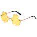 Trendy Cat Eye Sunglasses With Floral Accents - Lightweight UV380 Protection For Fashion & Parties (Gold Frame/Gray Lens)_viptrois.com