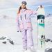 Workwear Ski Suit Set – Waterproof & Windproof Snow Gear (10K Waterproof, Breathable Polyester, Thermal Cotton Lining,Unisex Sizes)_viptrois.com