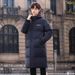 Men's Clothing White Duck Down Jacket Men's Winter New Long Style Over The Knee Lengthened Thick Warm Simple Versatile Jacket_viptrois.com