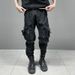Men's Clothing Dark Style Tactical Paratrooper Pants For Men - Slim-Fit Cargo Joggers With Zipper Pockets & Utility Design (Black, Army Green)_viptrois.com
