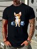 Chihuahua Weightlifting Funny Deadlift Men T Shirt S 4XL Soft Fashion Stylish Slightly Stretched Unisex Breathable Graphic Comfortable Homme_viptrois.com