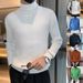 "Unisex Slim-Fit Turtleneck Sweater – Lightweight Knit Cardigan For Autumn & Winter"_viptrois.com