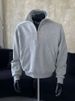 Gray American Retro Semi-zipper Stand-up Neck Sweater Men's Spring And Autumn Tide Brand High-end Sense Ruffian Handsome Cleanfit Jacket_viptrois.com