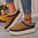 Women's Shoes Large Size Thick Soled Slippers For Women Autumn And Winter New Style Plush And Thickened Warm Slip On Cotton Slippers For Women_viptrois.com