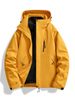 Autumn Winter Outdoor 3-in-1 Jacket For Men And Women Windproof Water-Resistant Dopamine Color Hooded Coat_viptrois.com