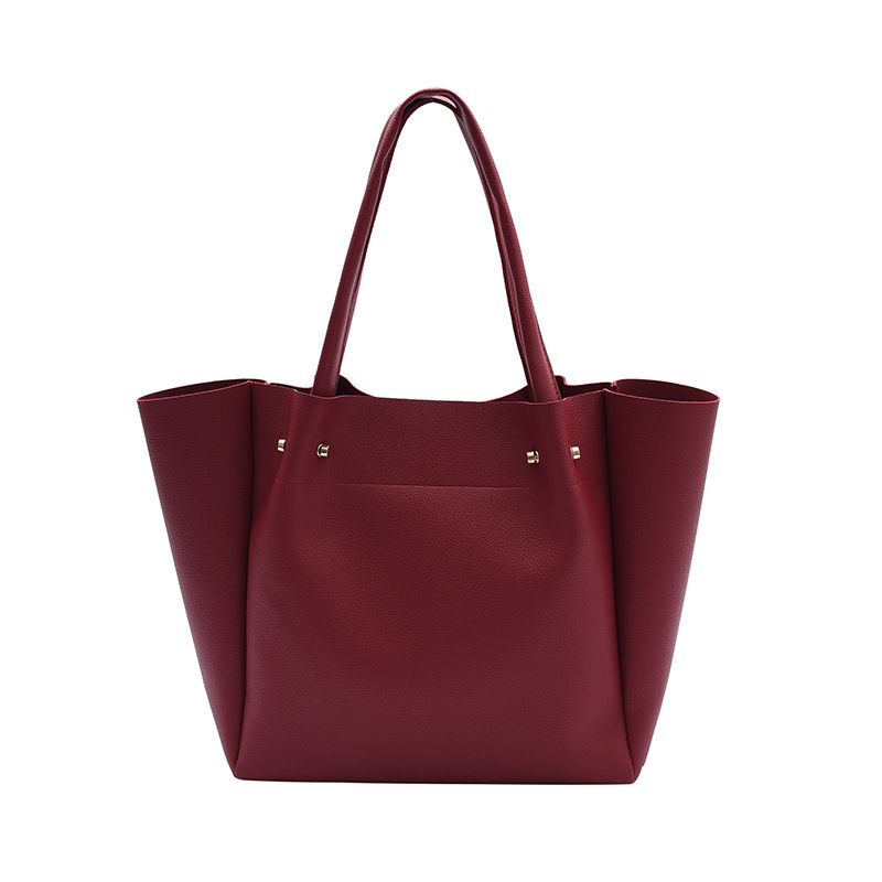 Women’s Bags New Tote BagFashion PU Leather Hand Held Large Shoulder Multi Purpose Ladies Bag_viptrois.com