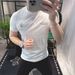 2025 Summer New Men's Short-sleeved T-shirt American Trendy Brand Letter Printing Crew Neck Half-sleeved Shirt T-shirt_viptrois.com