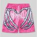 Men's 3D Printed Mesh Shorts – Breathable Quick-Dry Loose Fit (XS-6XL, 12 Colors) Summer Streetwear_viptrois.com