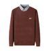 Nordmann Hot-Selling Fleece-Lined Thickened Two-Piece Knitted Sweater For Men Winter Business Casual Warm Skin-Friendly Top_viptrois.com