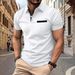 2025d 2024 Summer Polo Shirt With Button And Plaid Pattern For Men_viptrois.com