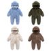 Baby clothing Baby plus fleece onesie baby climbing clothes Ha clothes_viptrois.com