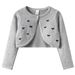 Mother And Daughter Clothing Spring And Autumn Hand Embroidered Love Girl Knitted Cardigan Sweater Shawl Children's Summer Thin Air Conditioning Shirt_viptrois.com