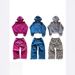 In Stock Trendy Brand New Winter European American Leopard Print Hooded Cardigan Loose Casual Hip-Hop Sweatshirt And_viptrois.com