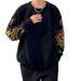 Retro Ethnic Style Thick Sweater Men's Round Neck Knitted Sweater Pullover Base Line Sweater_viptrois.com