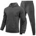 Men's Clothing Spring And Autumn 220g Solid Color Pullover Men's And Women's Sweatshirt Sports Suit Sweatshirt Suit Fleece Men's And Women's Hoodie_viptrois.com