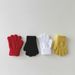 Children's gloves Winter ins solid color warm men's and women's baby five-finger gloves_viptrois.com