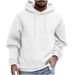 Men's Oversized Fleece Hoodie – Casual Pullover With Kangaroo Pocket (Black/Grey/Burgundy, S-XXXL)_viptrois.com
