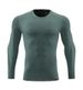 Men's Clothing Long-Sleeved Sports T-Shirt Running Quick-Drying Tights Fitness Breathable Training Outdoor Clothing Round Neck Sweatshirt_viptrois.com