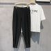 Men's Clothing Summer Thin And Versatile Suit Pants With Cuffs And Light Mature Style 99 Points Harem Casual Pants Handsome Men's Small Suit Pants_viptrois.com